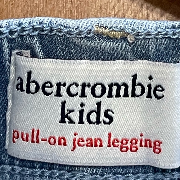 abercrombie kids pull on jean leggings size 11/12 girls slim cut - Picture 8 of 10